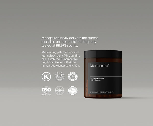 Pure NMN by Manapura | The Best, Pure, Clinical-Grade Longevity & Nootropic Supplements | Free Shipping